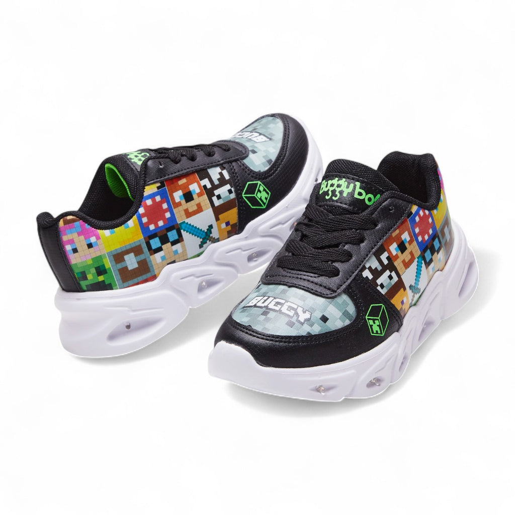 Tenis deportivo - 91688 Negro / Cubos