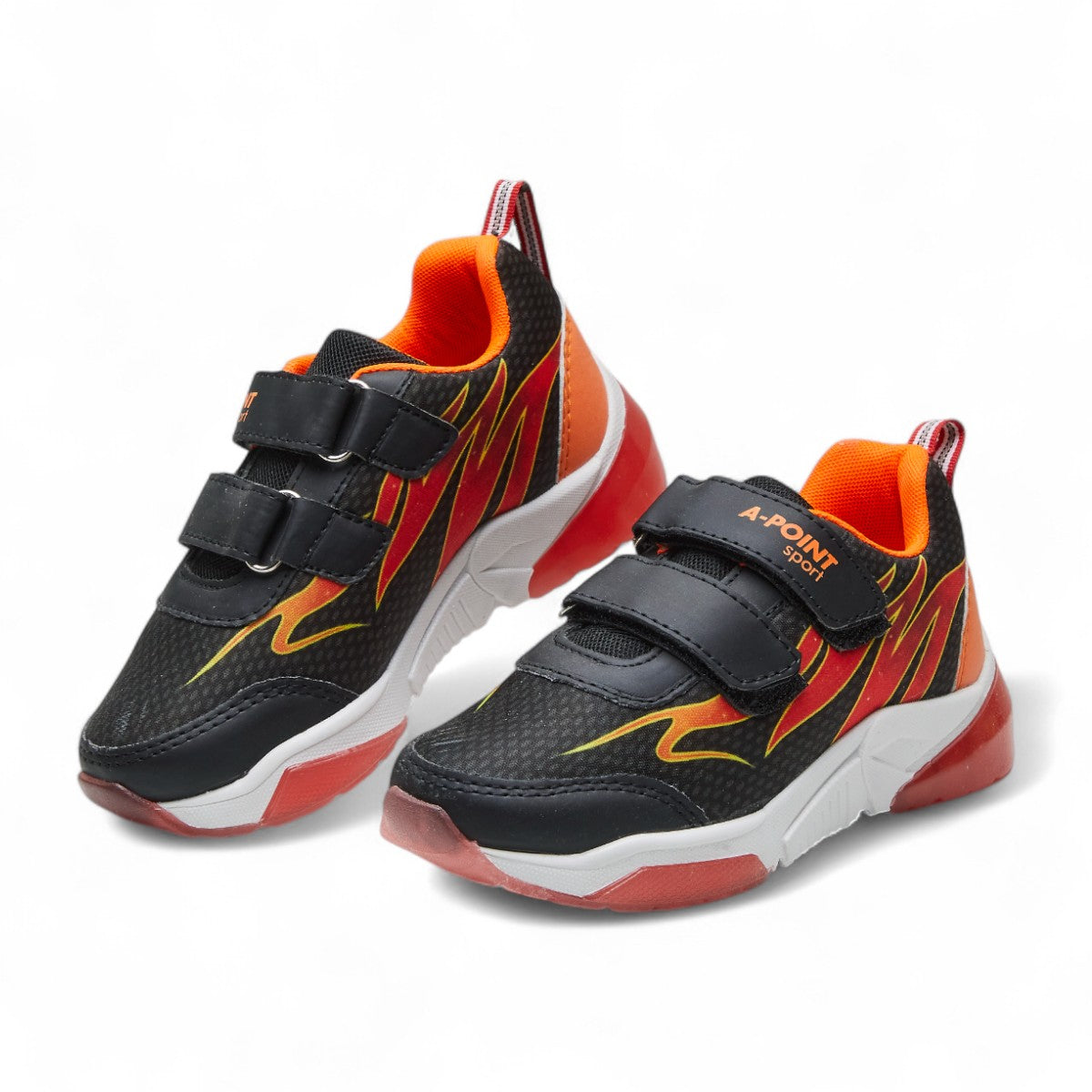 Tenis deportivo - 388 Negro / Naranja