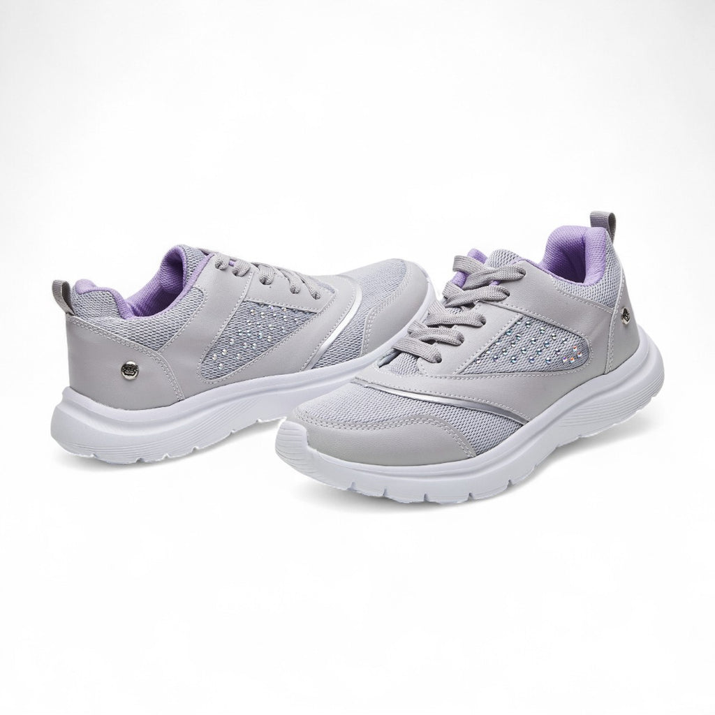 Tenis deportivo - 29 Gris / Lila