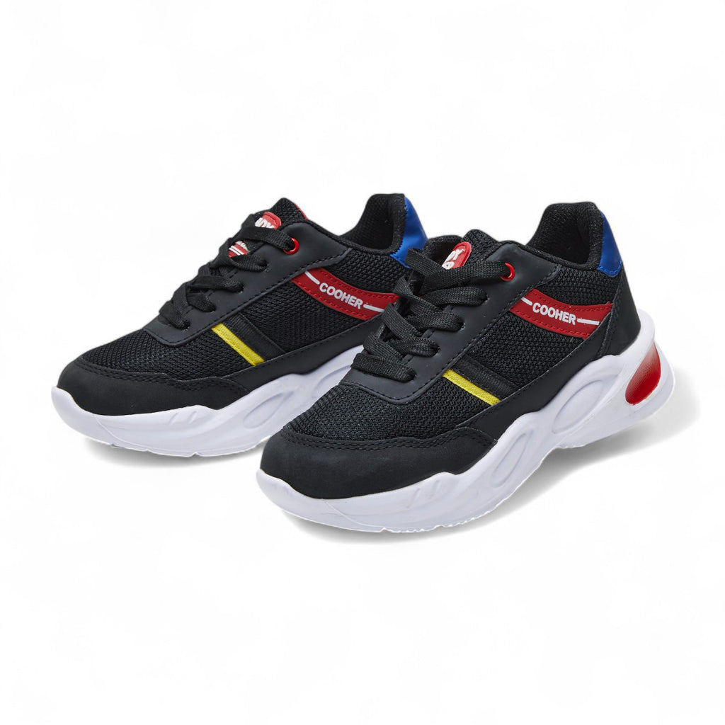 Tenis deportivo - 63 Negro / Rojo