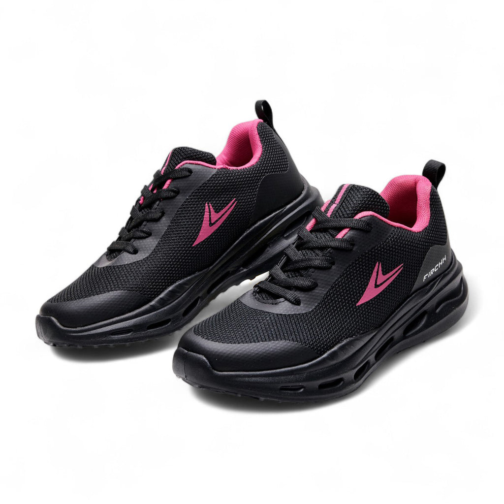 Tenis deportivo - R-96 Negro / Fiusha