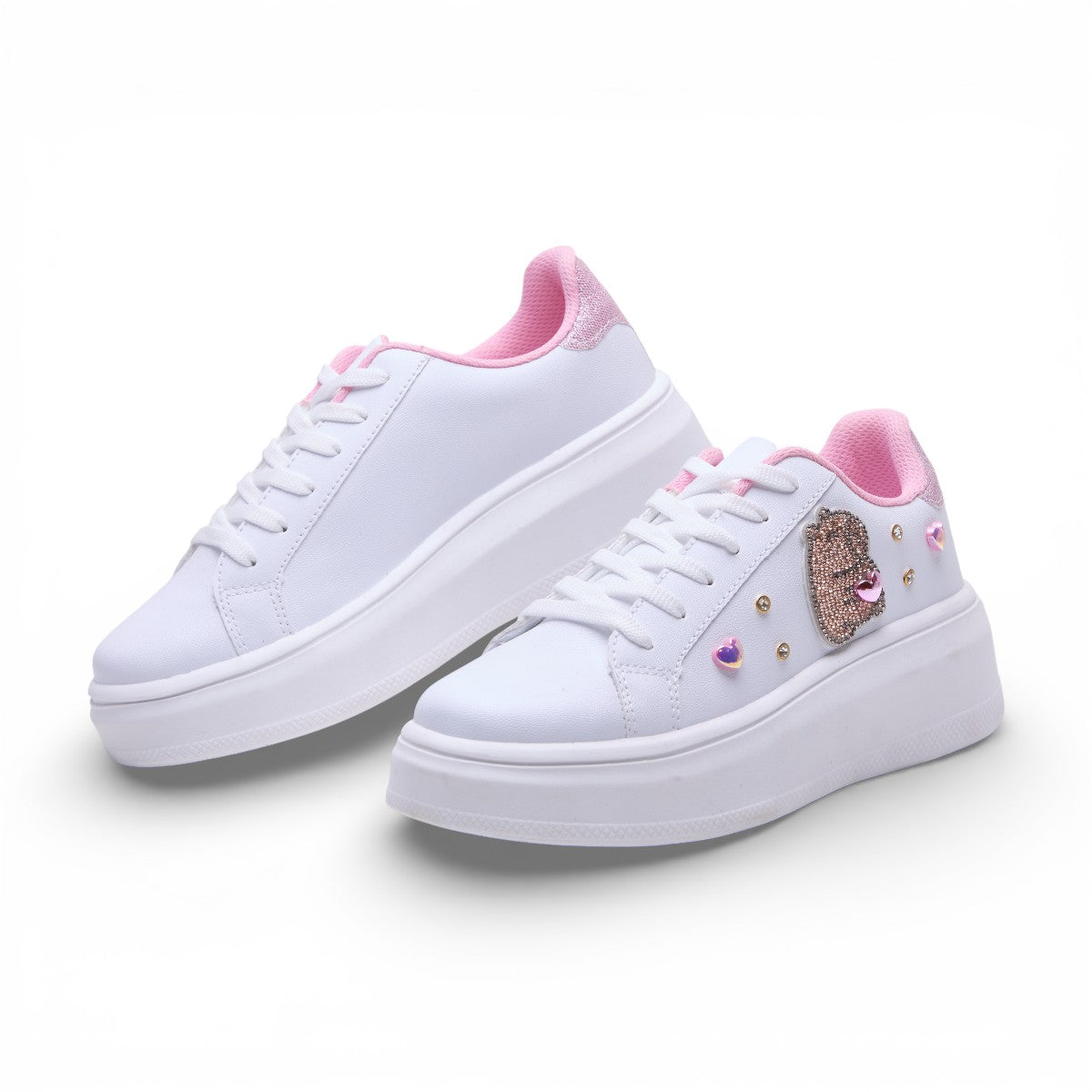 Tenis casual - 25 Blanco / Rosa