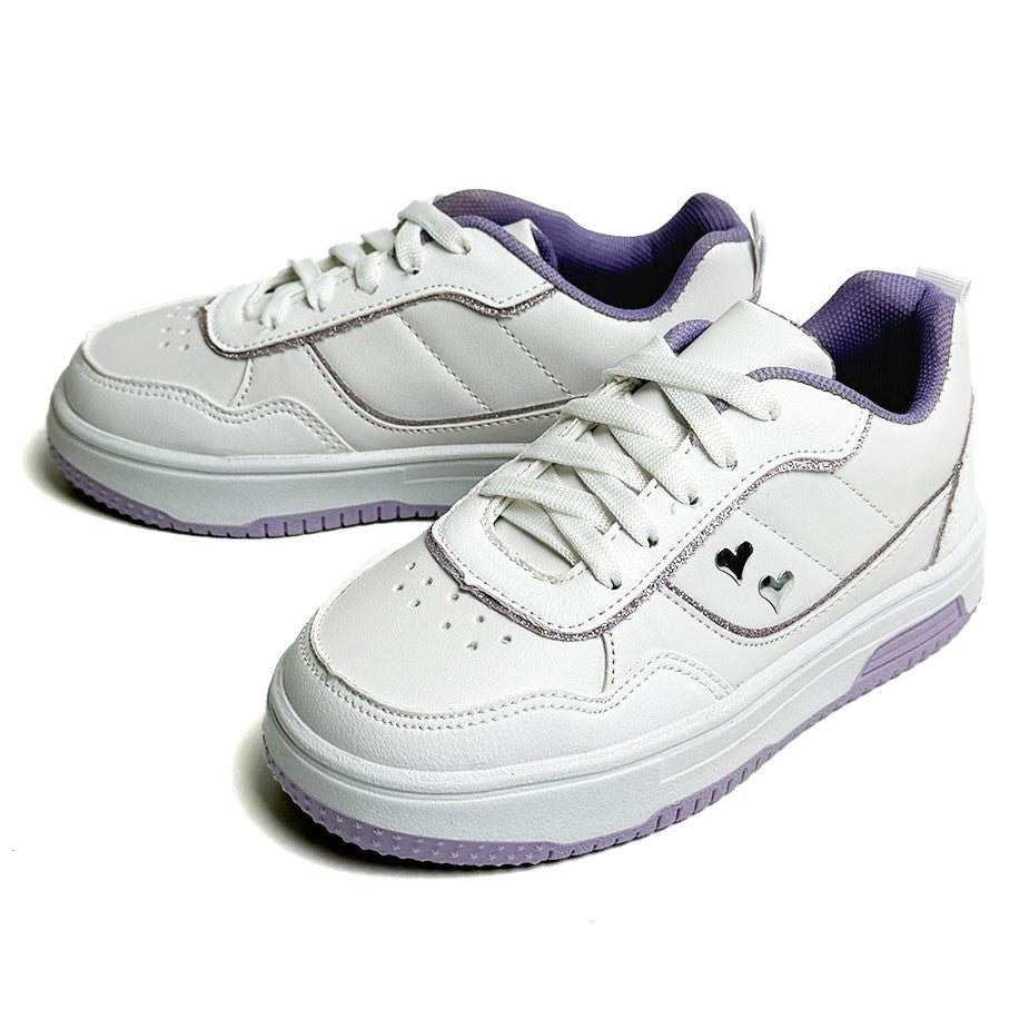 Tenis casual - 010-2 Blanco / Lila