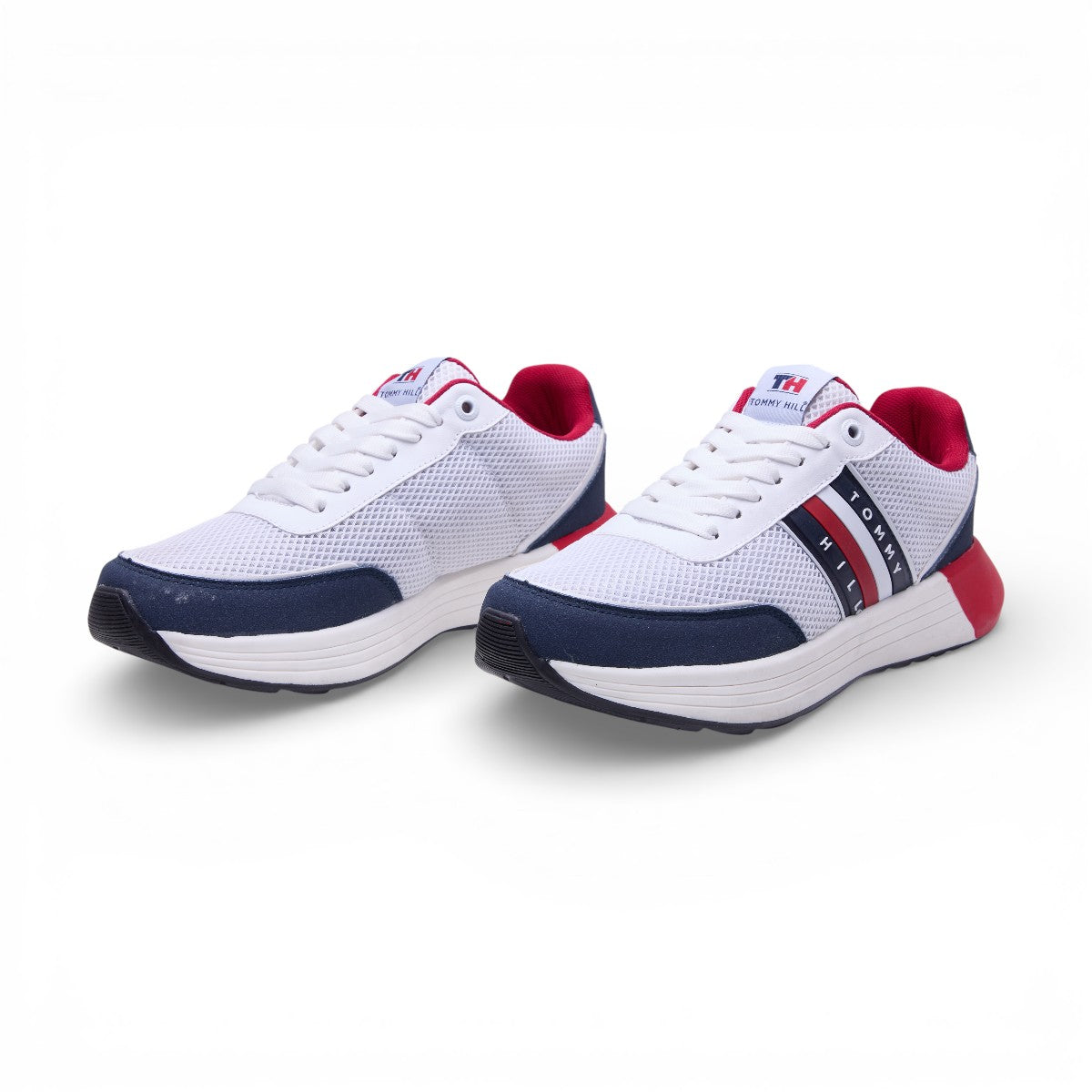 Tenis deportivo Tommy - 6431 Blanco / Rojo / Marino