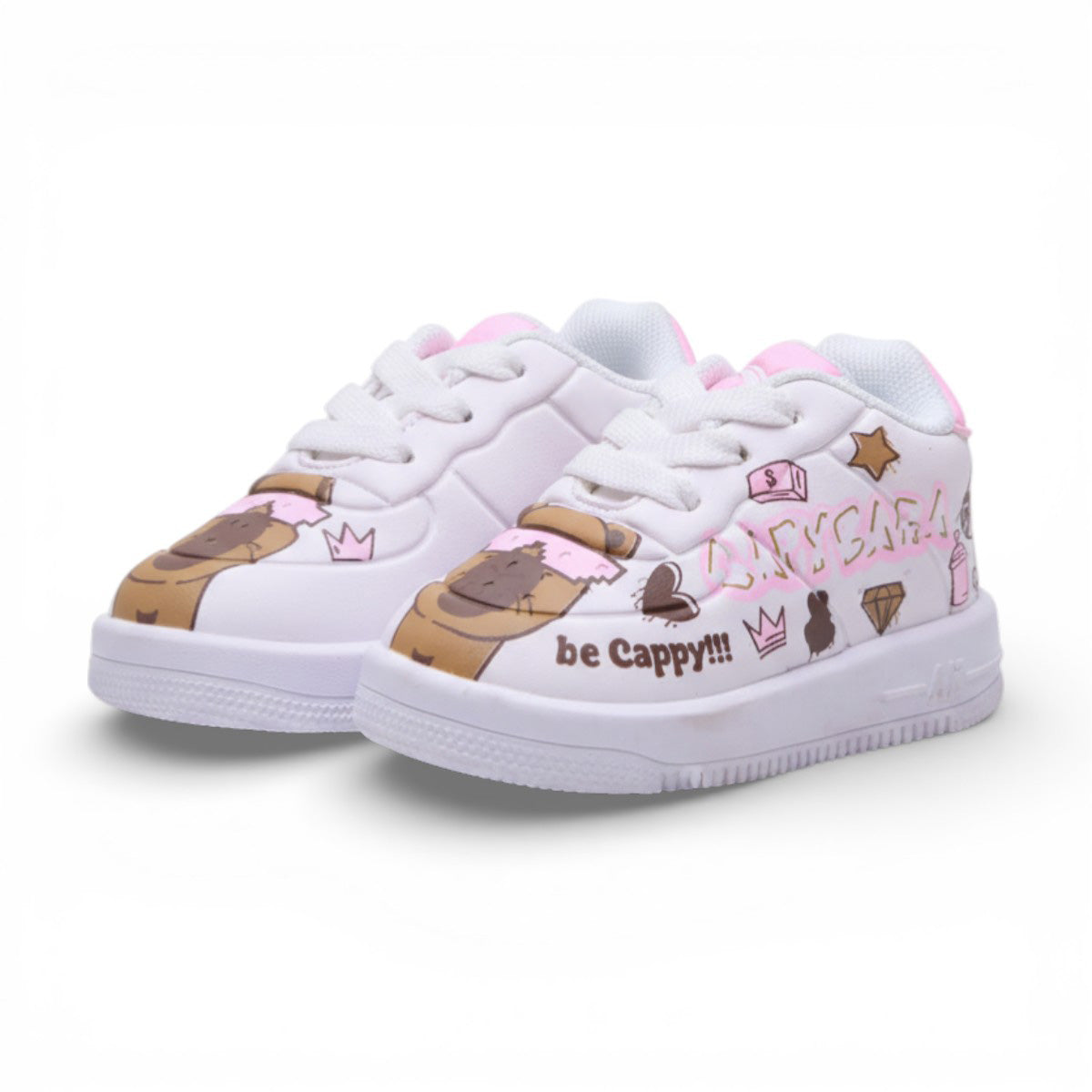 Tenis casual - BB-5415 Rosa / Blanco