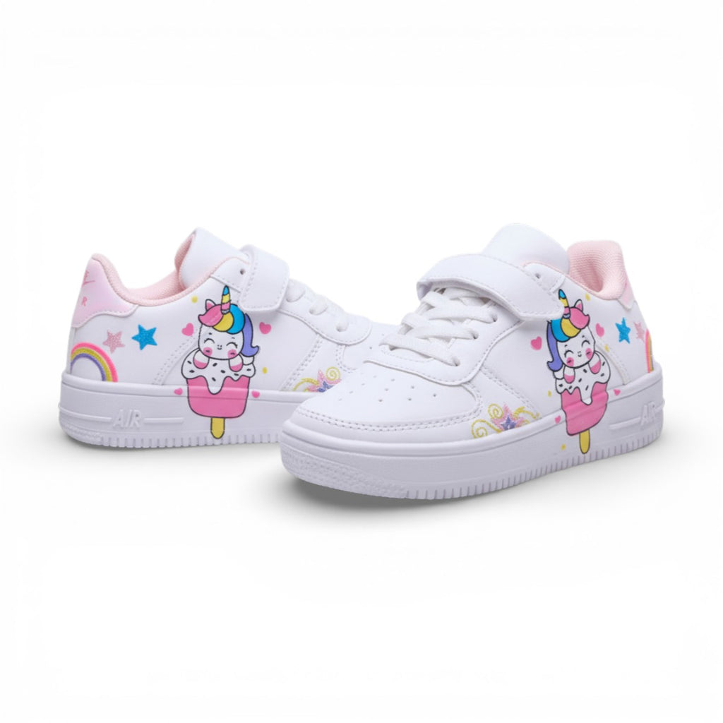 Tenis casual - ER-3633 Rosa / Blanco