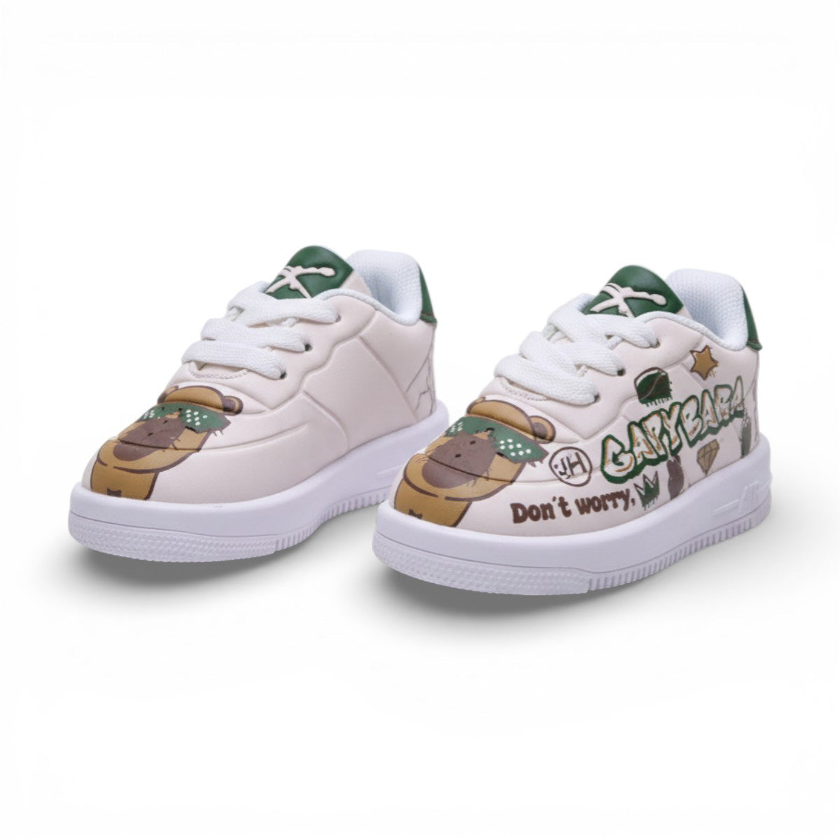 Tenis casual - BB-5415 Latte / Verde