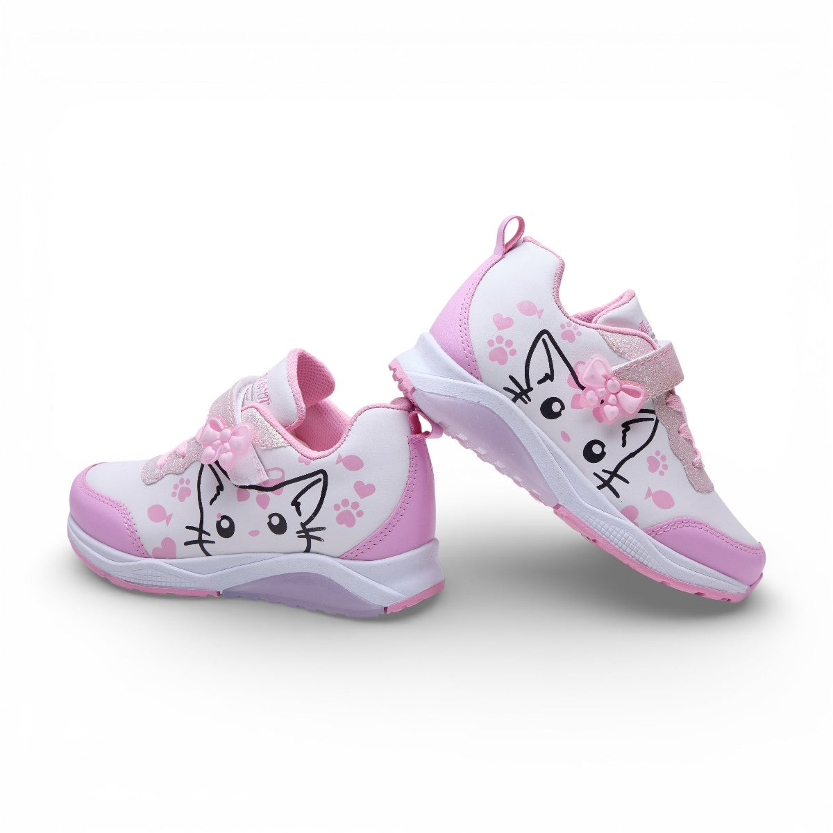 Tenis deportivo - 3386-F Blanco / Rosa