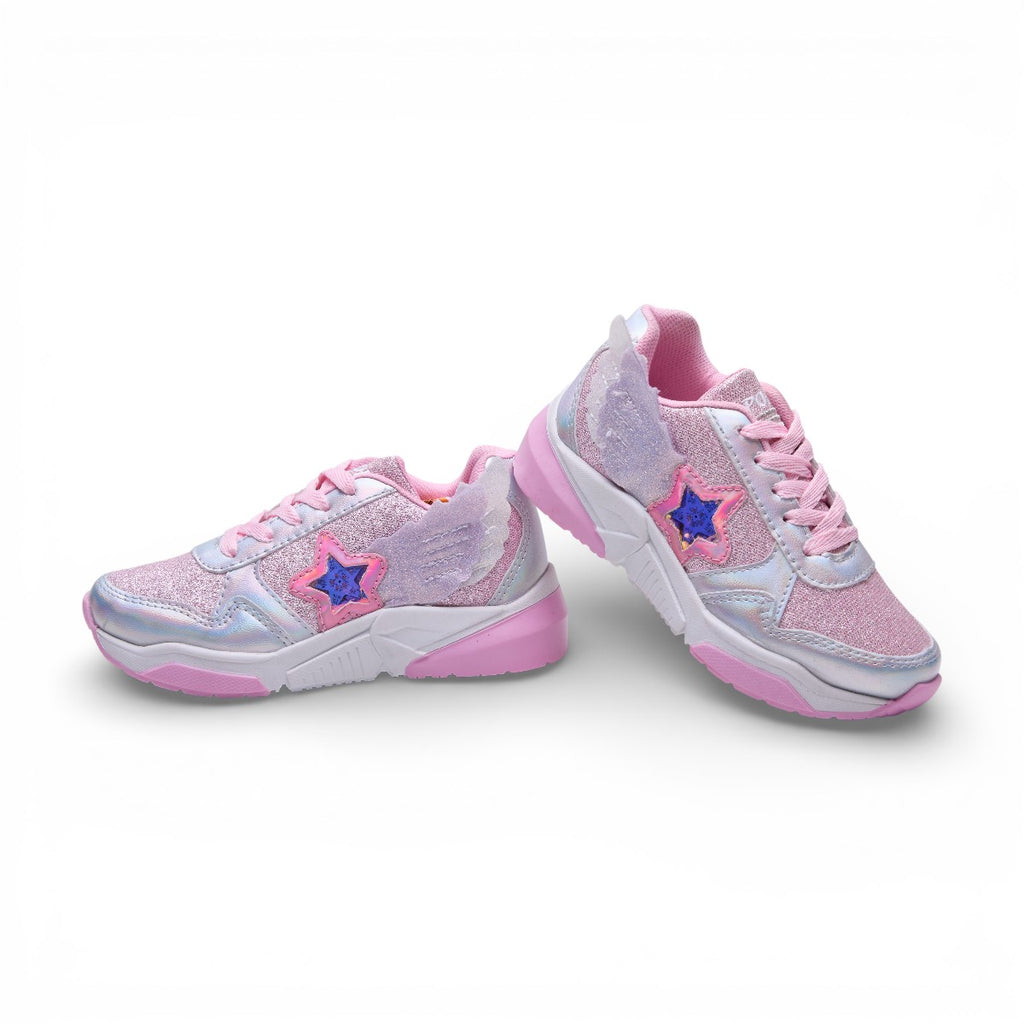 Tenis deportivo - 3345-F Rosa / Plata