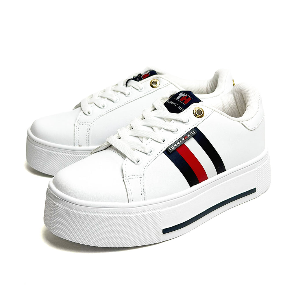 Tenis casual Tommy - 6482 Blanco