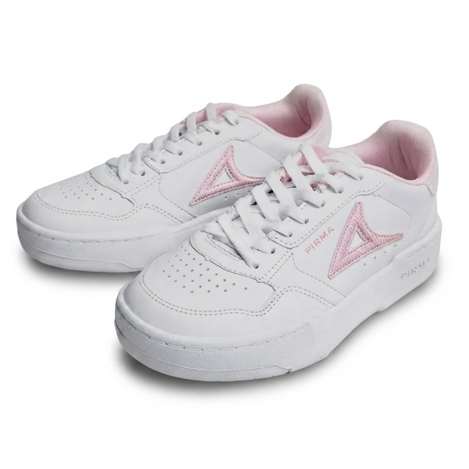 Tenis casual Pirma - 5083 Blanco / Rosa