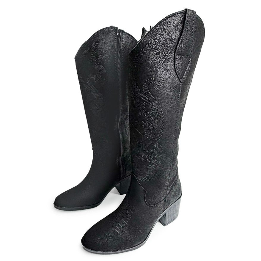 Bota alta - 9855 Negro