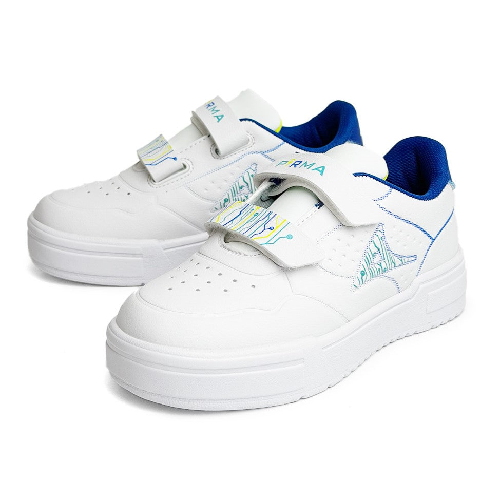 Tenis casual Pirma - 5534-4 Blanco / Azul
