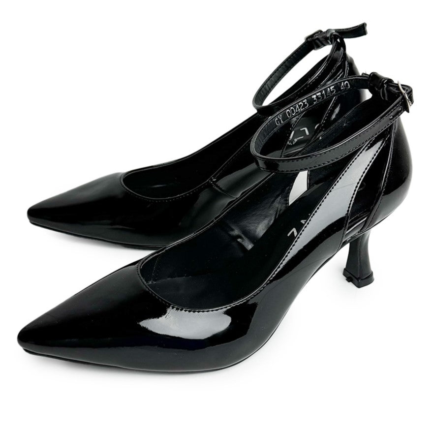 Zapatilla tacón bajo - 33145 Negro