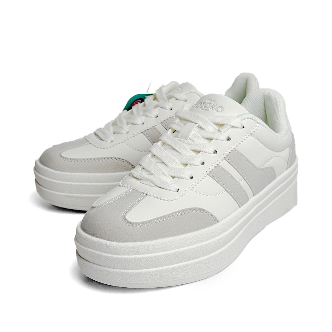 Tenis casual Capa de Ozono - 670902 Blanco / Plata