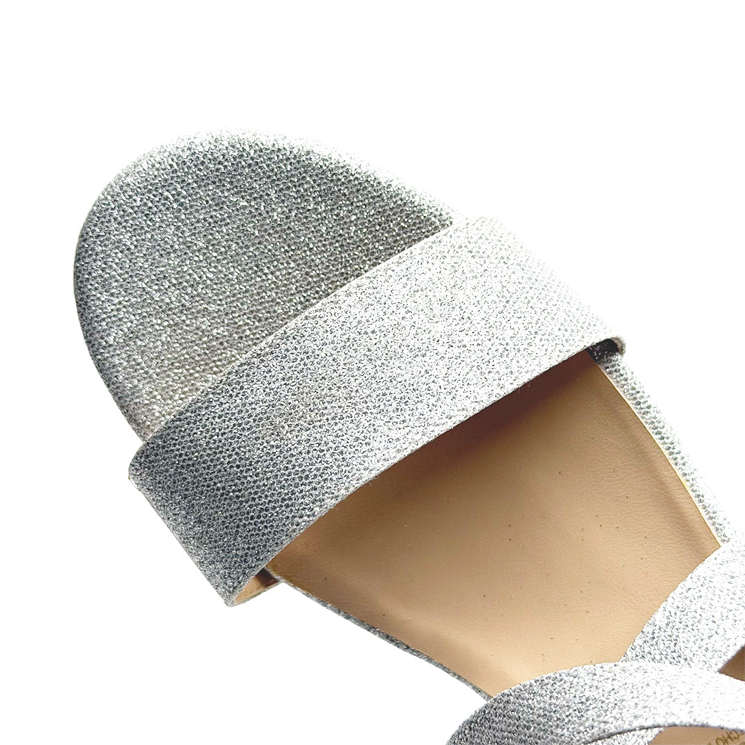 Zapatilla tacón bajo - 800 Plata