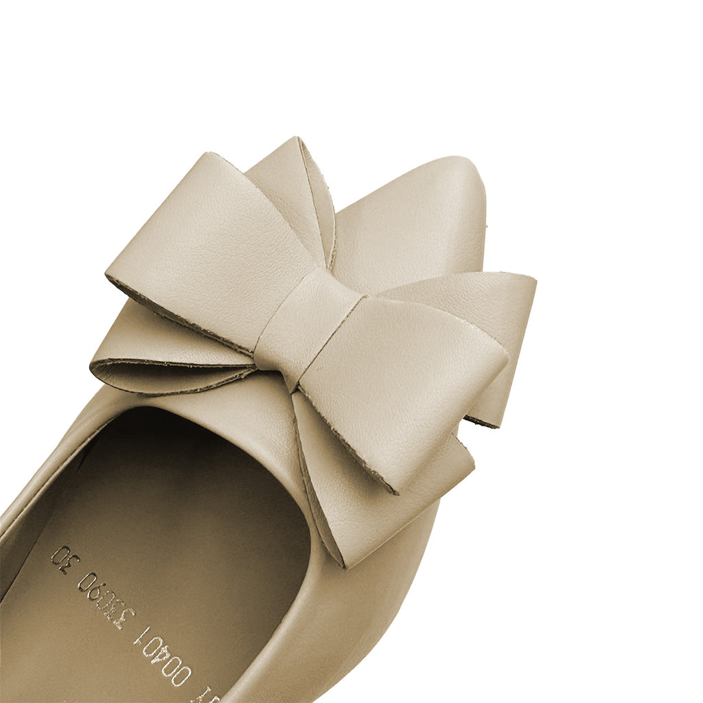 Zapatilla tacón medio - 33090 Beige