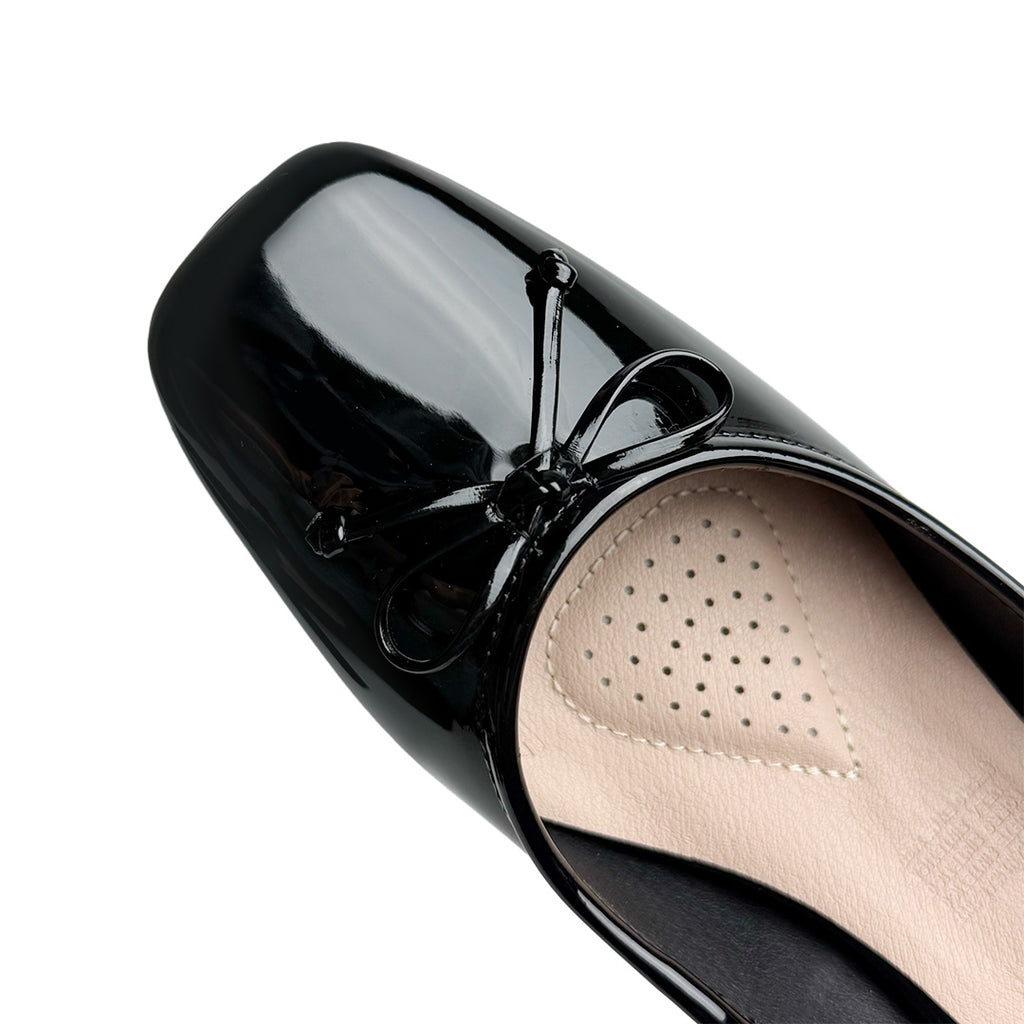 Zapatilla tacón bajo - 2715 Negro