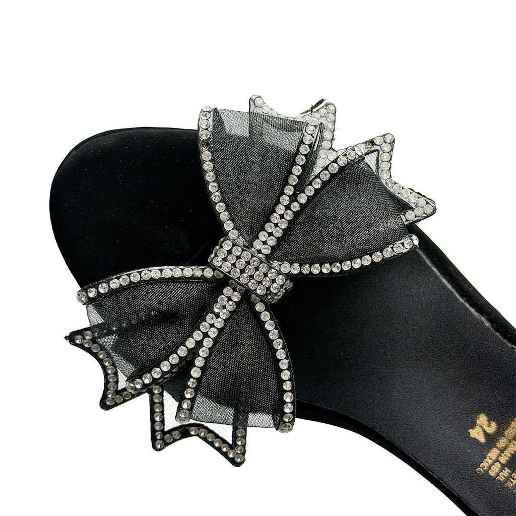 Zapatilla tacón medio - 779 Negro