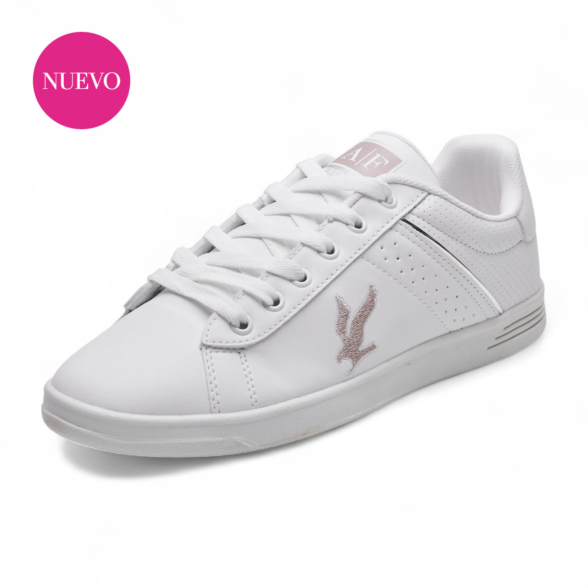 Tenis casual - 7083 Blanco / Rosa