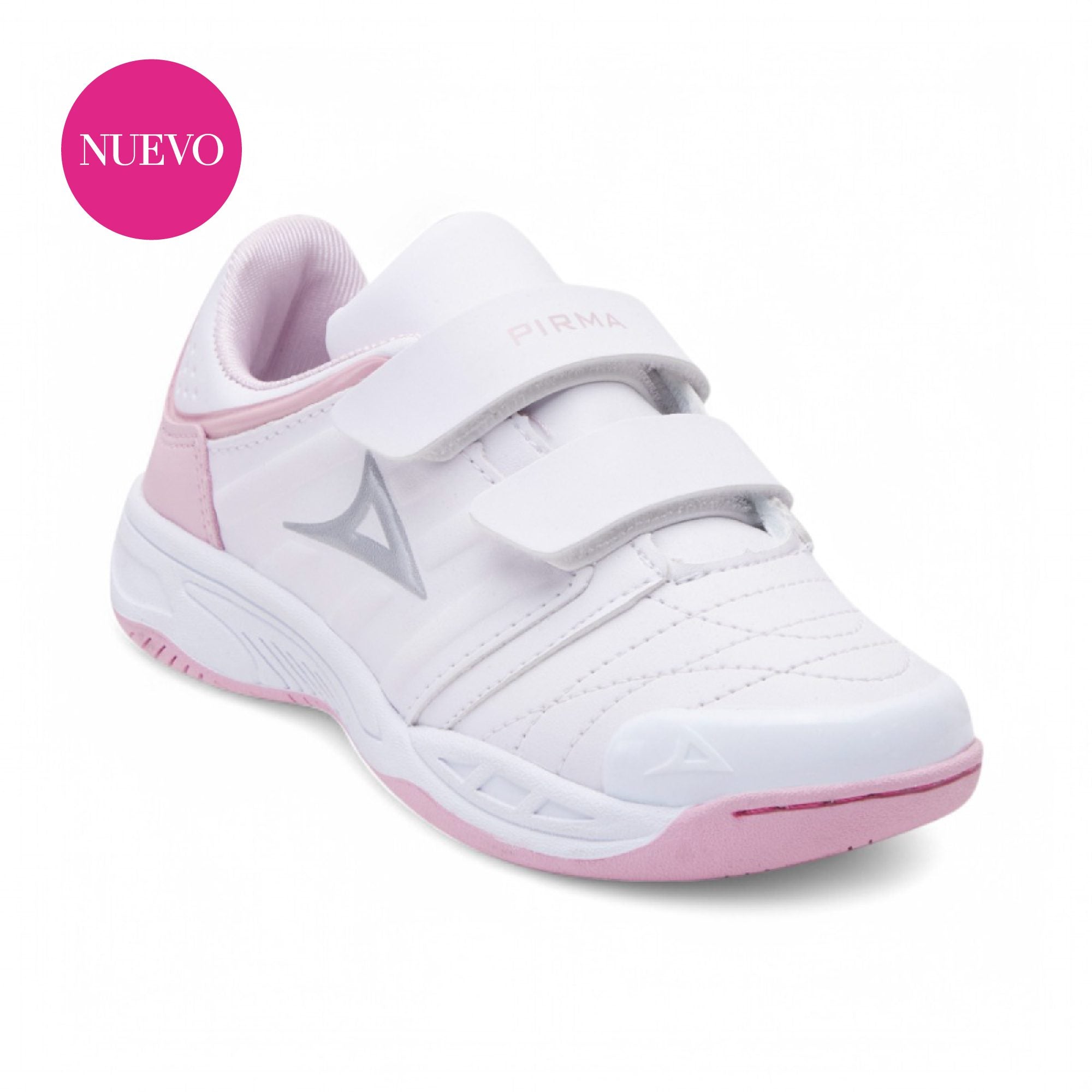 Tenis deportivo Pirma - 7005 Blanco / Rosa