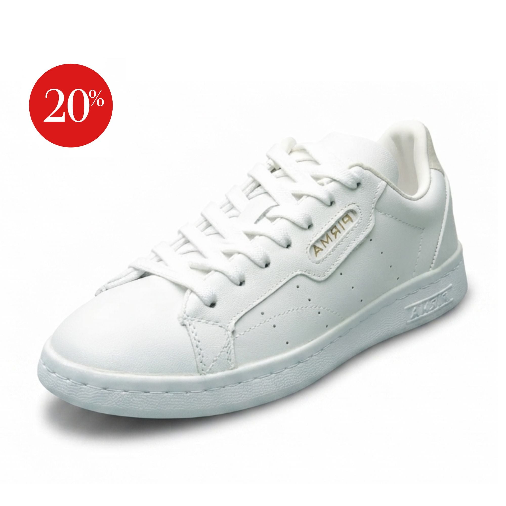 Tenis casual Pirma - 5042 Blanco / Oro