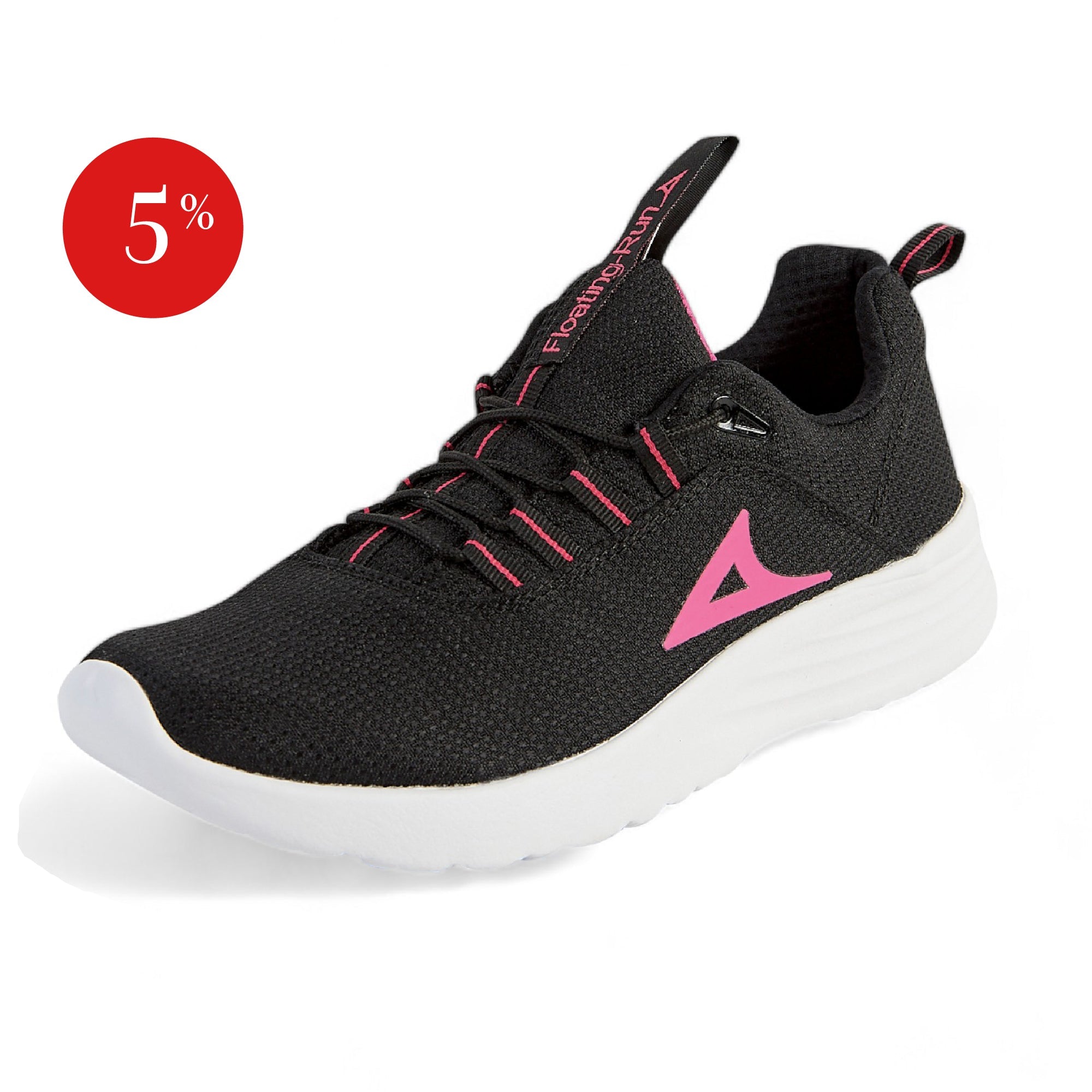 Tenis deportivo Pirma - 248 Negro / Fiusha