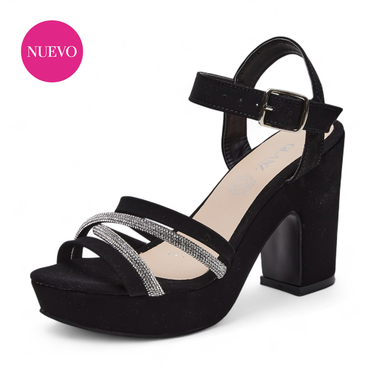Zapatilla plataforma - 473 Negro