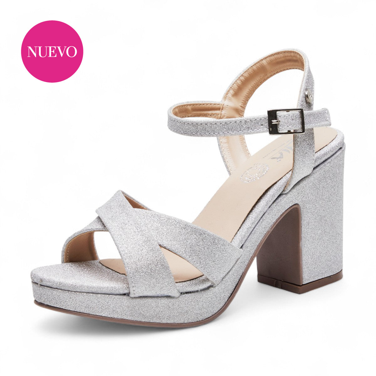 Zapatilla plataforma - 702 Plata