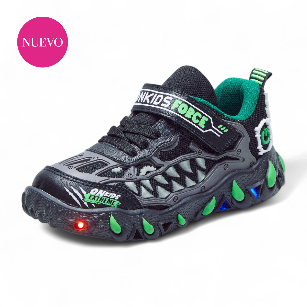 Tenis deportivo - 125 Negro / Verde