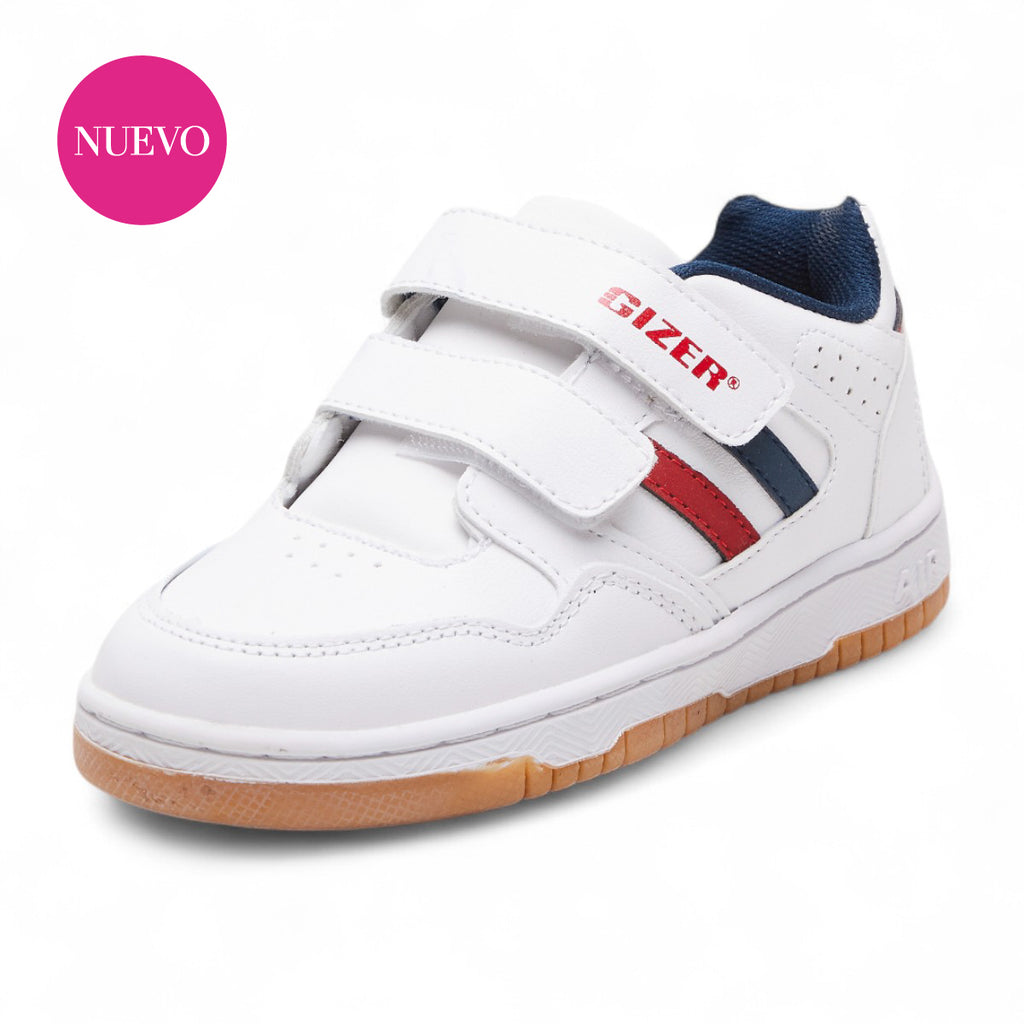 Tenis casual - 87 Blanco / Marino / Rojo