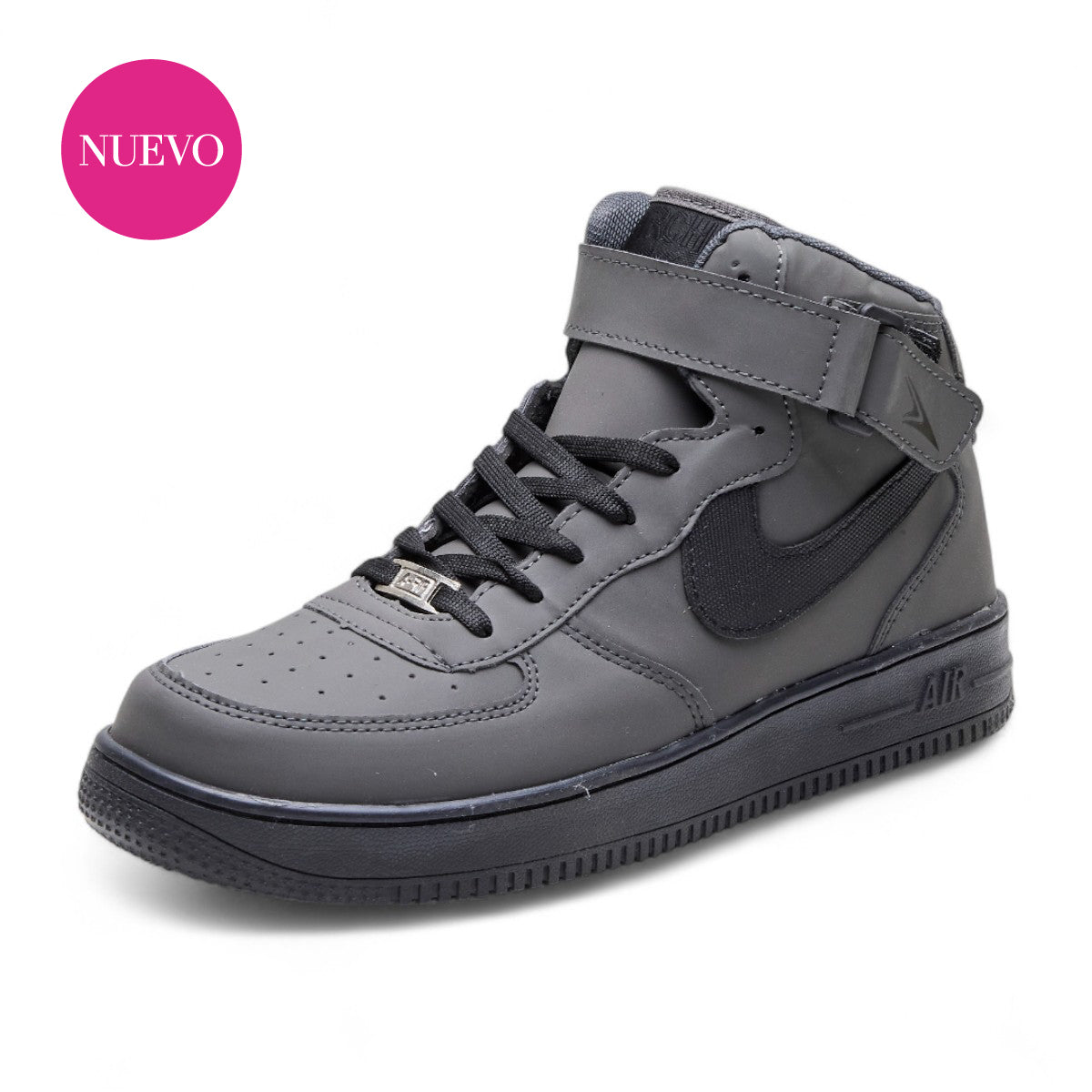 Tenis casual de bota - 4000 Plomo / Negro