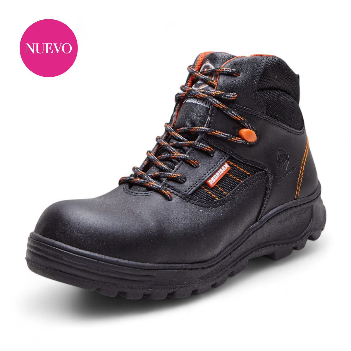 Bota industrial - Modelo 313 Negro / Naranja