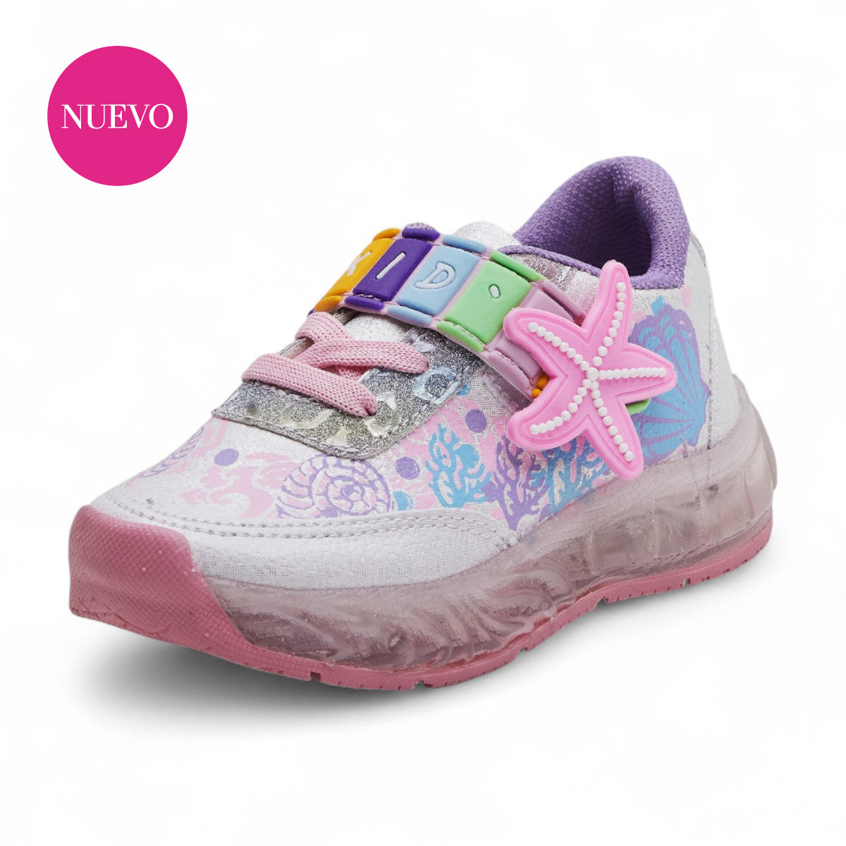 Tenis deportivo - 030LATIGO Blanco / Rosa