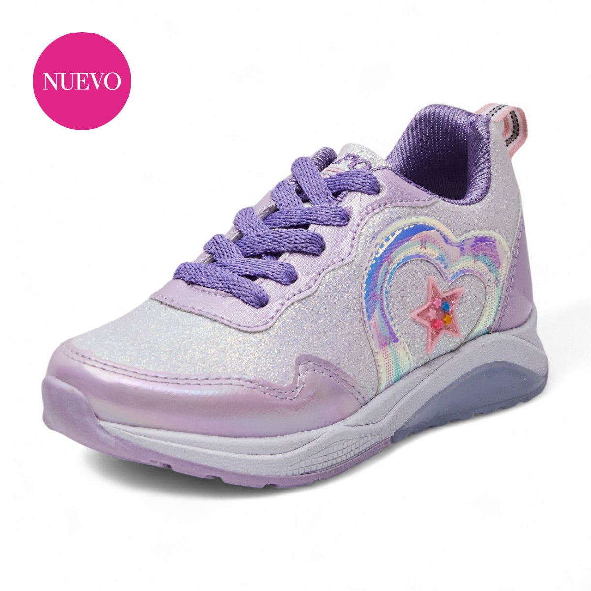 Tenis deportivo - 260 Blanco / Lila