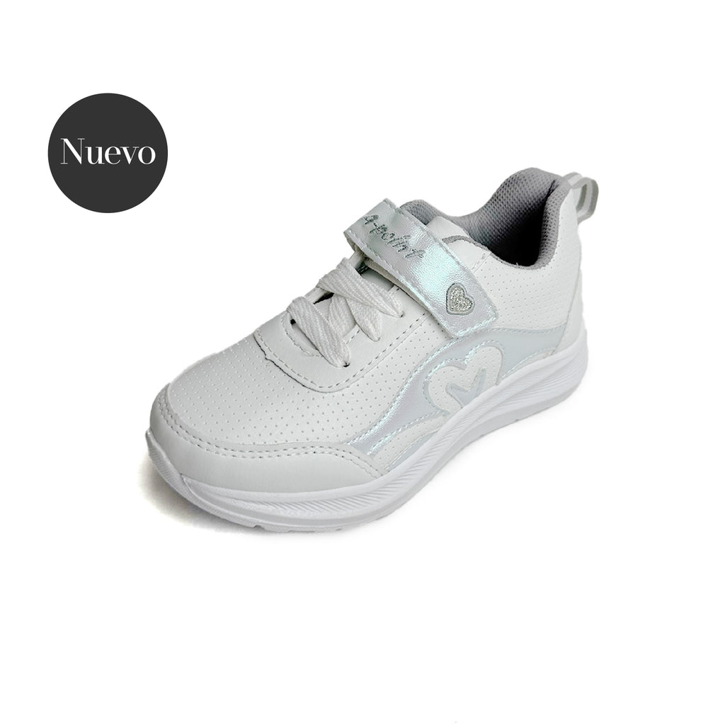 Tenis deportivo - 601 Blanco / Plata