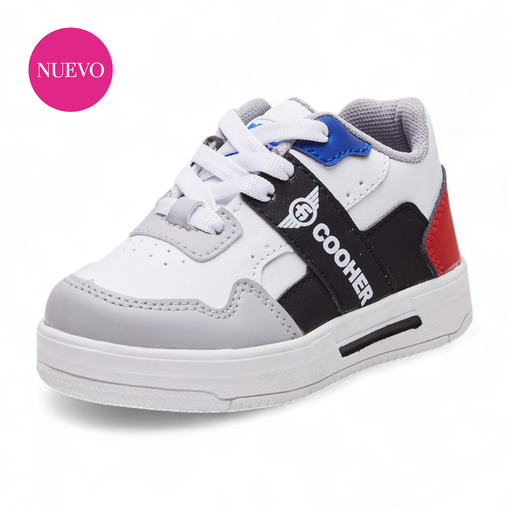 Tenis casual - 65 Blanco / Negro