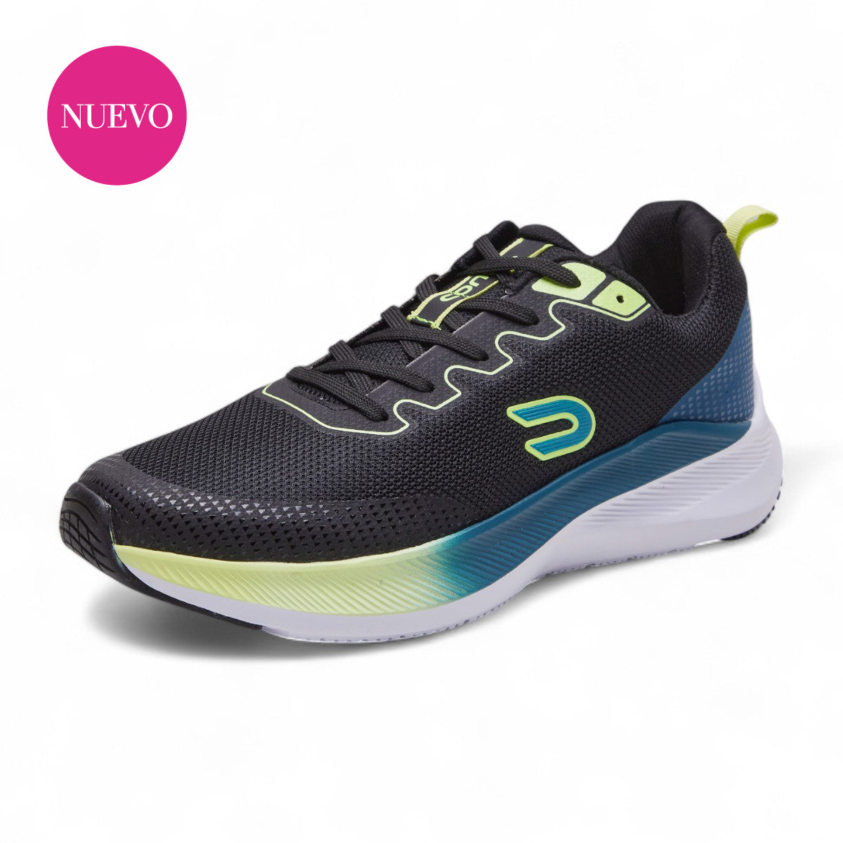 Tenis deportivo - 779080 Negro / Verde