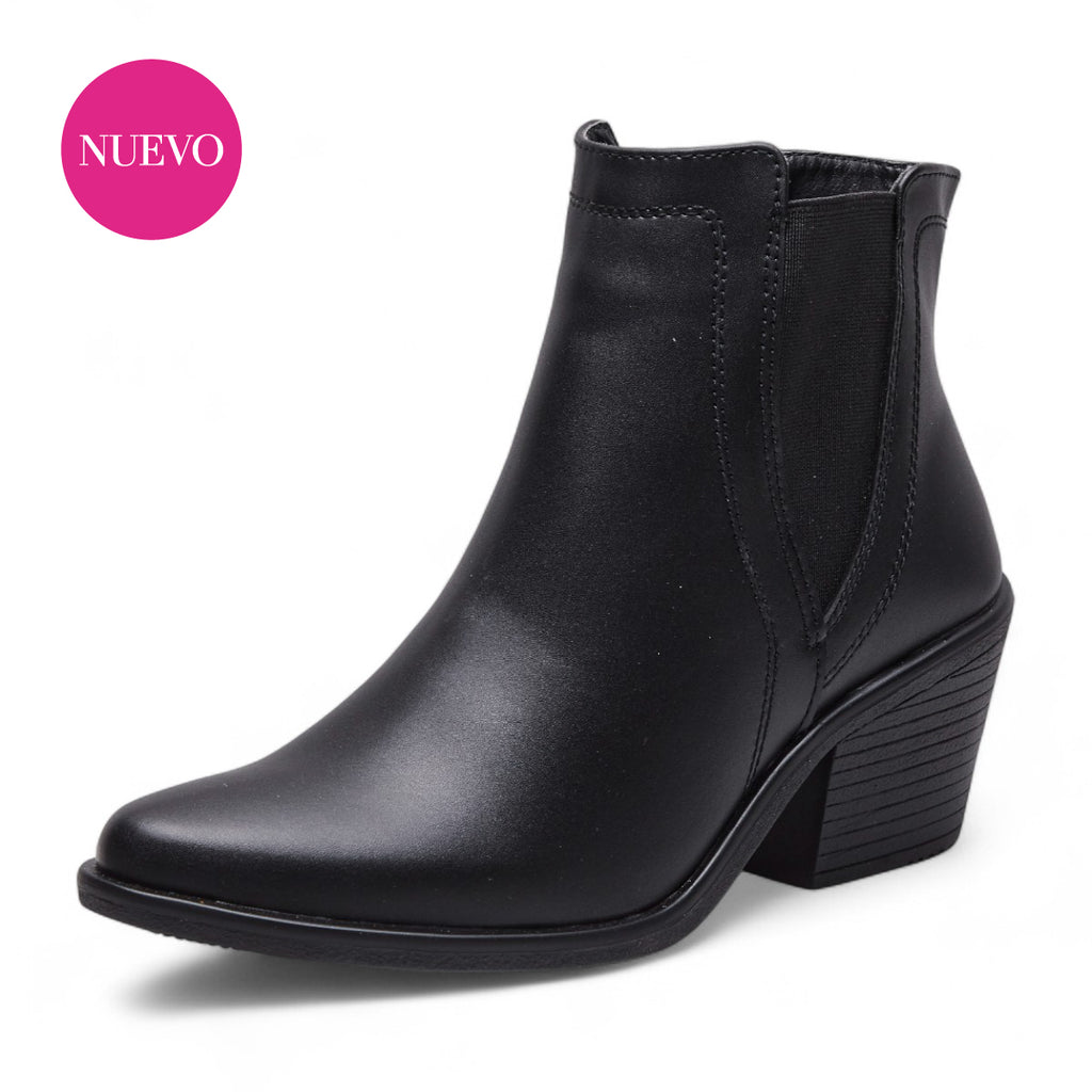 Botín alto - Modelo 11517 Negro