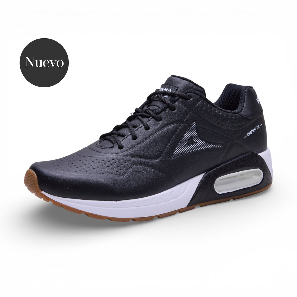 Tenis deportivo Pirma - 5076 Negro / Blanco