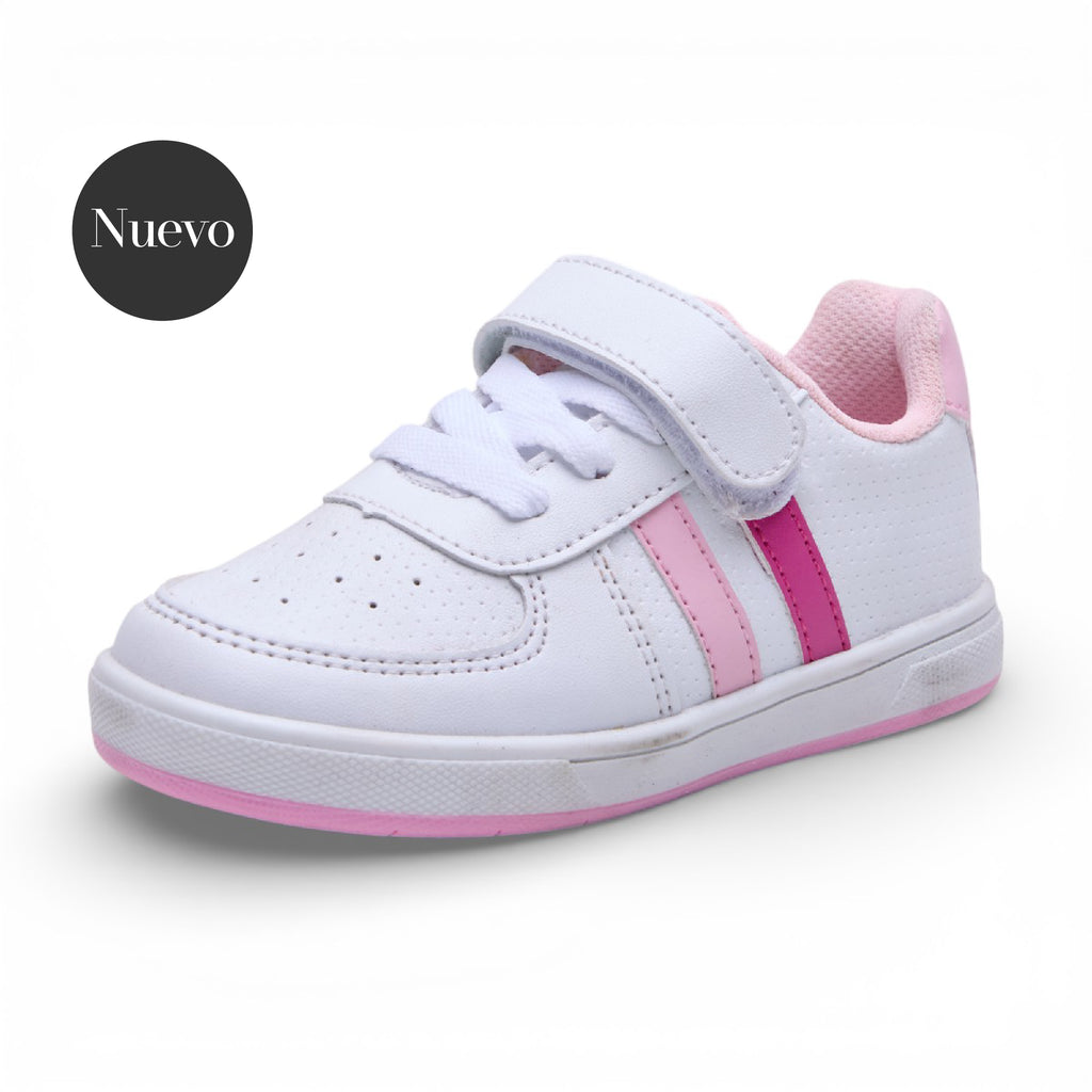 Tenis casual - 1812 Blanco / Rosa