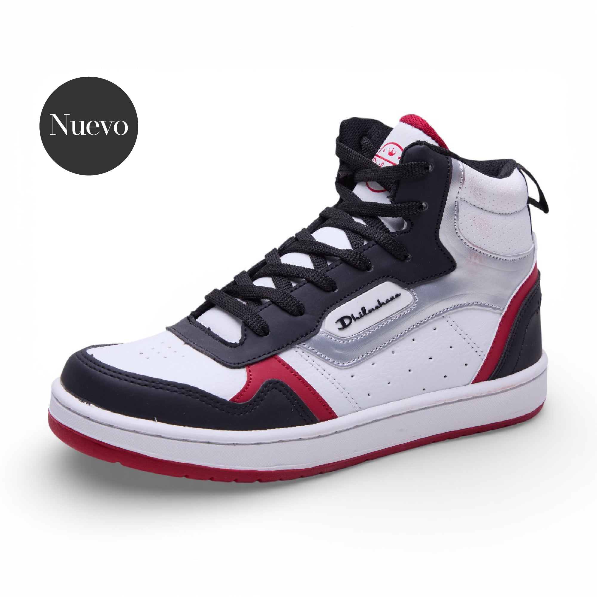 Tenis casual de bota - 951 Negro / Blanco