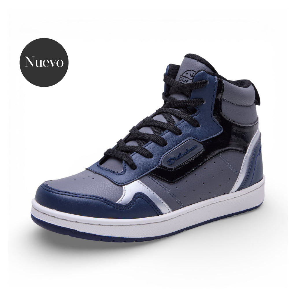 Tenis casual de bota - 951 Oxford / Marino / Plata
