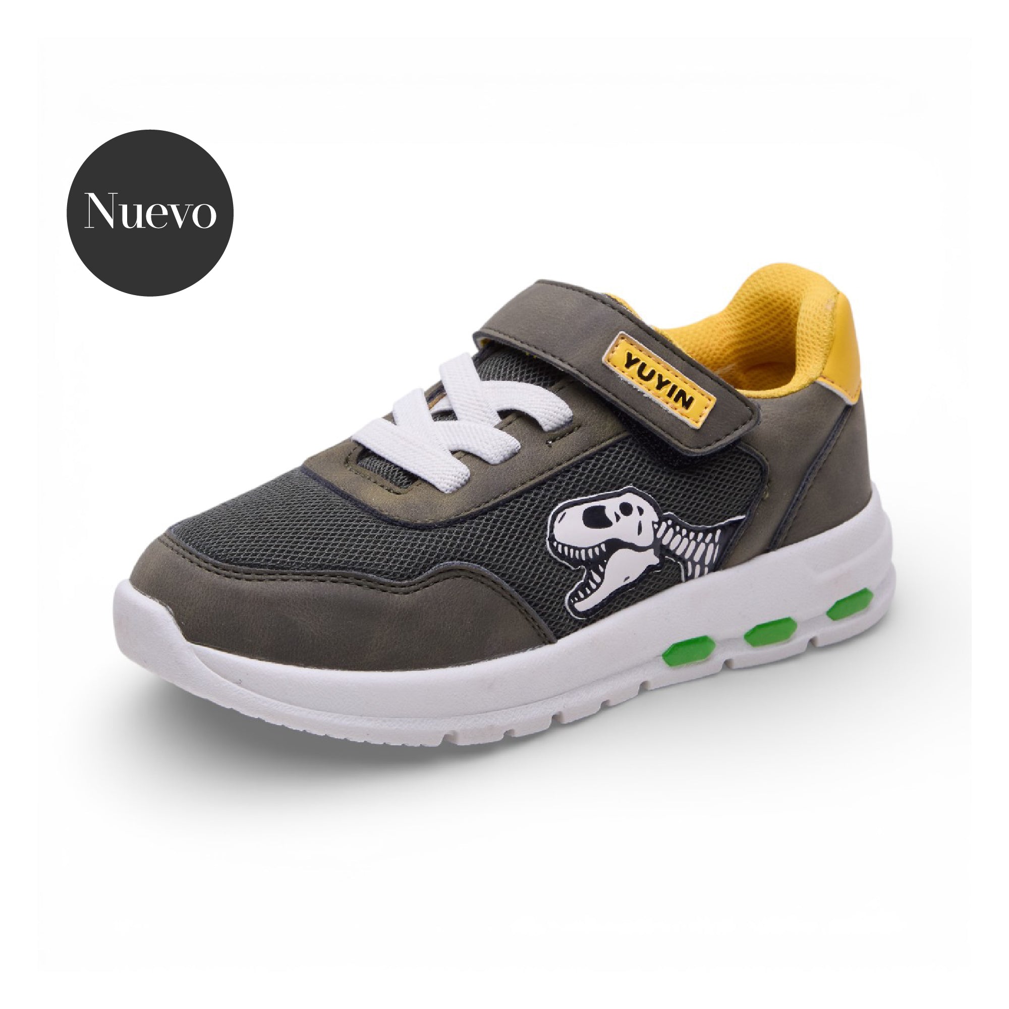 Tenis deportivo Yuyin - 26121 Verde Militar