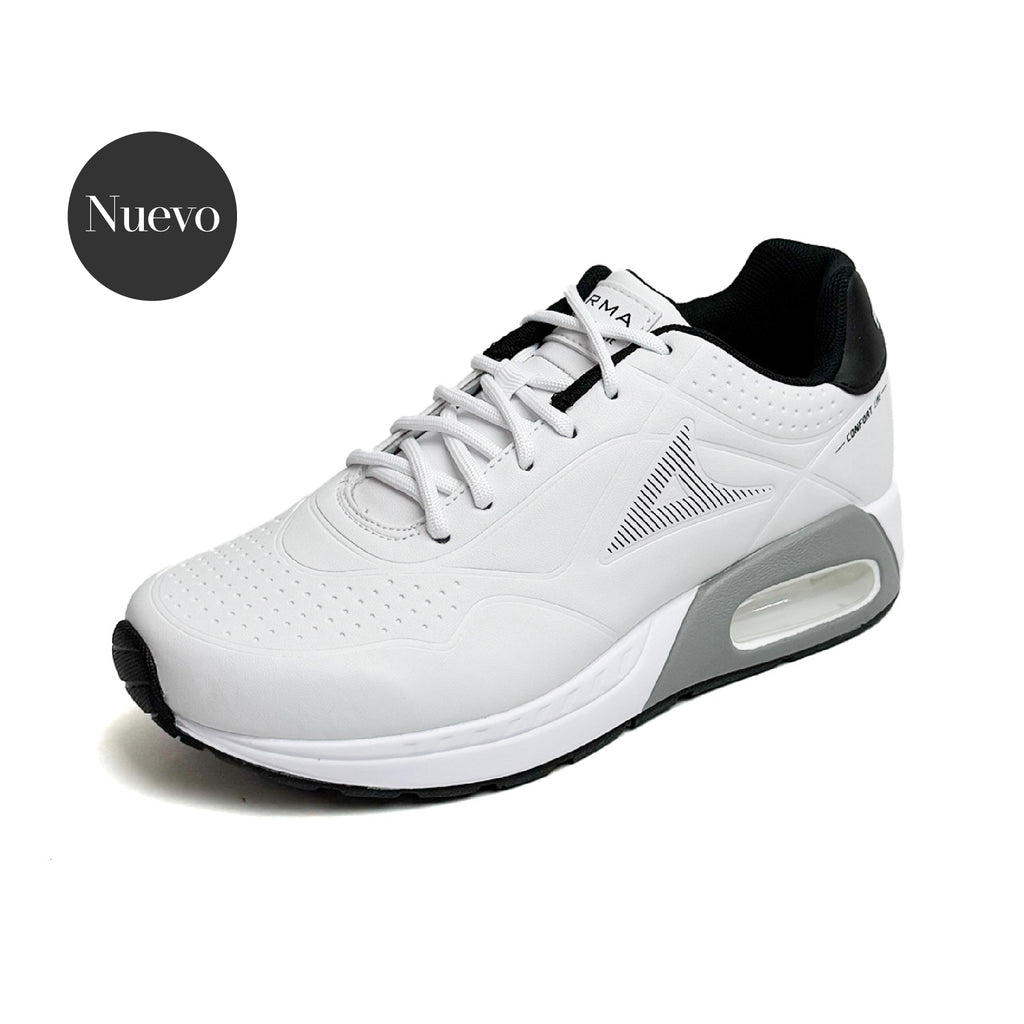 Tenis deportivo Pirma - 5076 Blanco / Negro