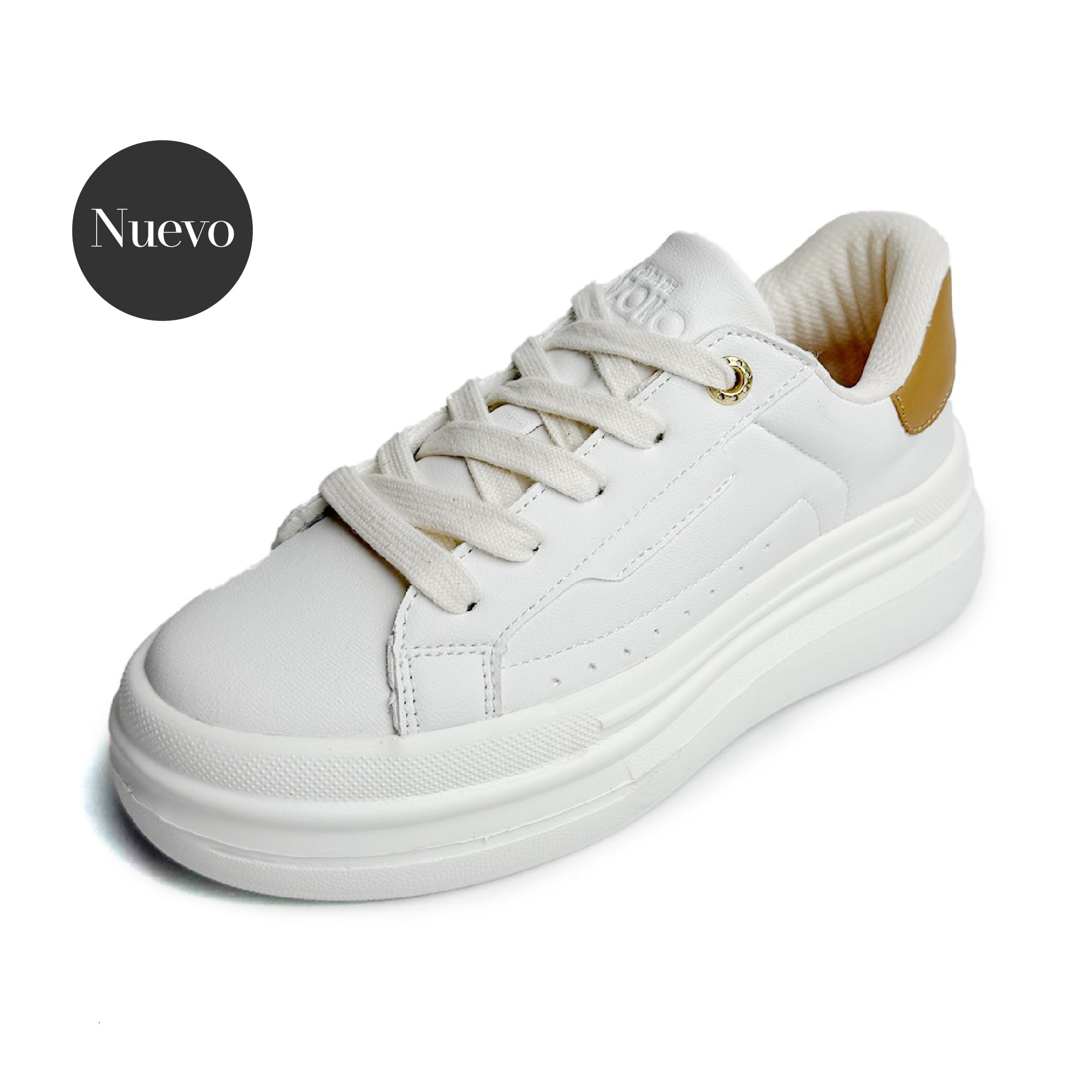 Tenis casual Capa de Ozono - 660201 Blanco / Beige