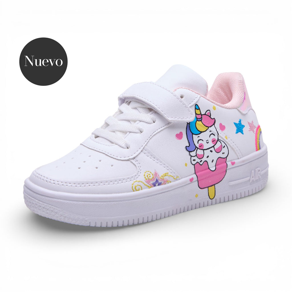 Tenis casual - ER-3633 Rosa / Blanco