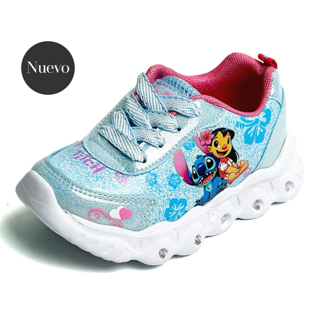Tenis deportivo - 398-STICH Turqueza / Rosa