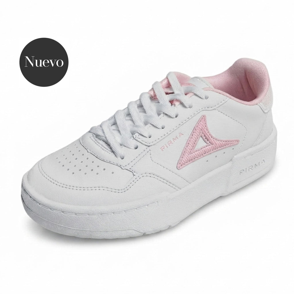 Tenis casual Pirma - 5083 Blanco / Rosa