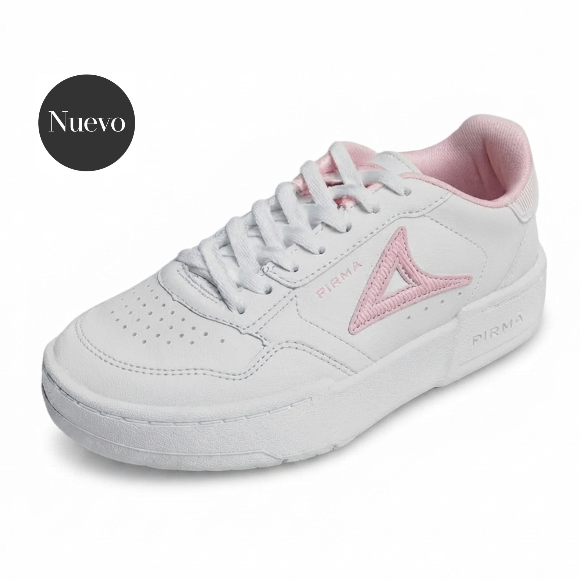 Tenis casual Pirma - 5083 Blanco / Rosa